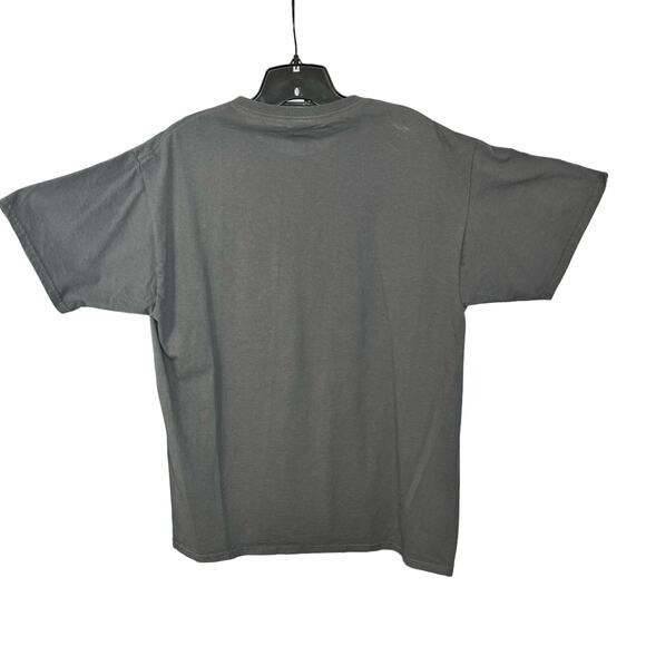 USA American Bald Eagle Flag Black Grey Graphic Men's T-Shirt Large - Picture 7 of 7